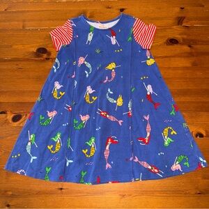 Hanna Andersson Mermaid Print Cotton Dress size 6/7 120